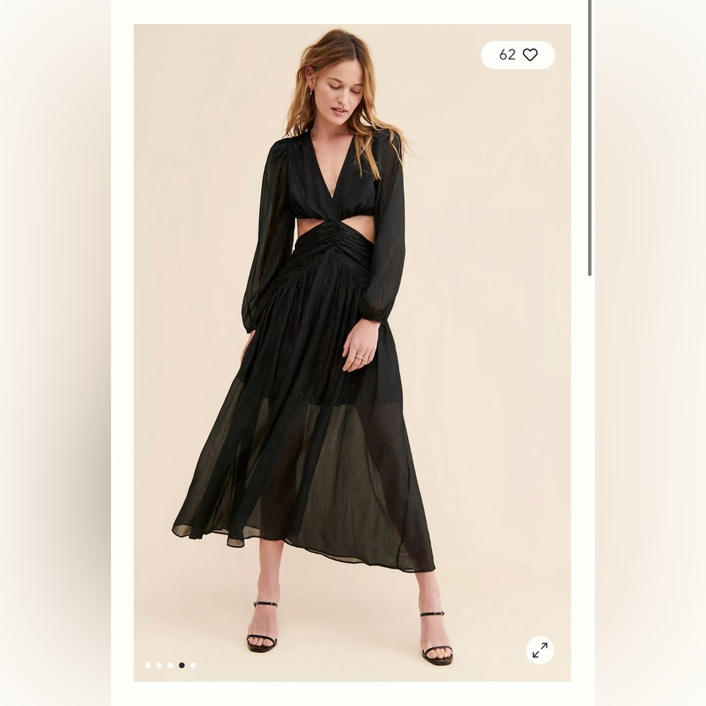 ASTR the Label Twist Cutout Waist Dress